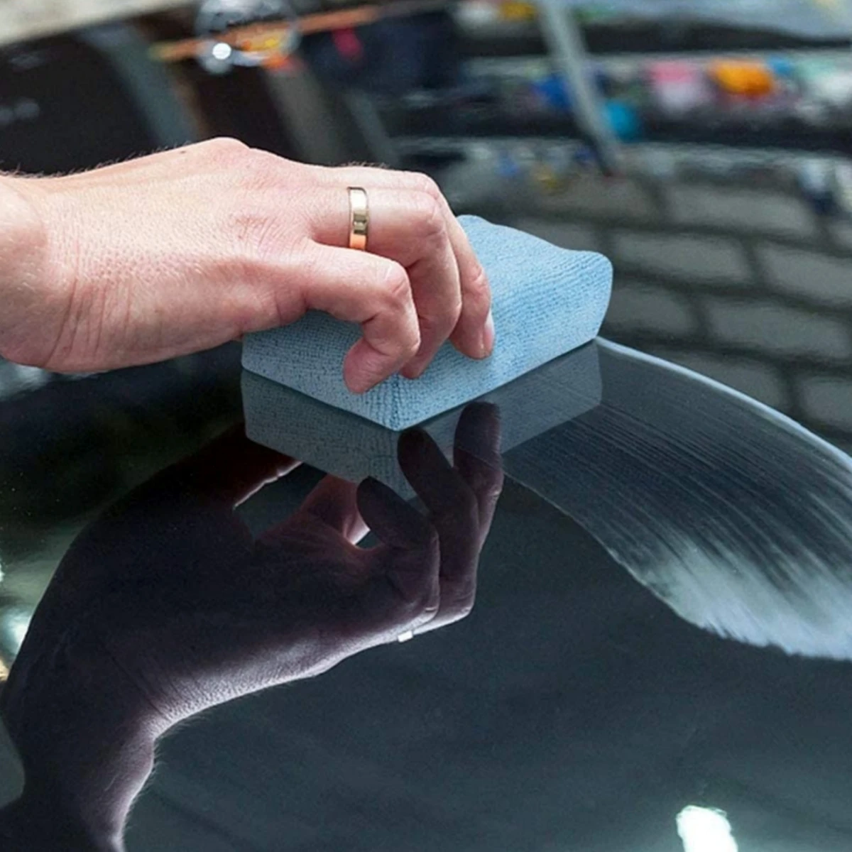 Wax Applicator Pad - 8 шт. микрофибровых губок для нанесения