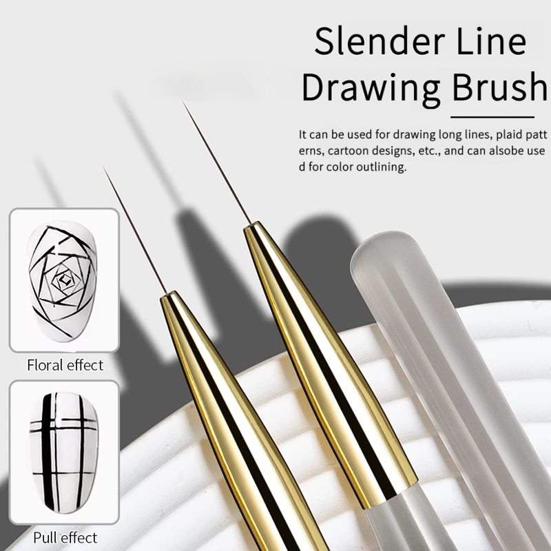 Detailing Brush Set - Набор кистей для нейл-арта (1/2/5 шт.)