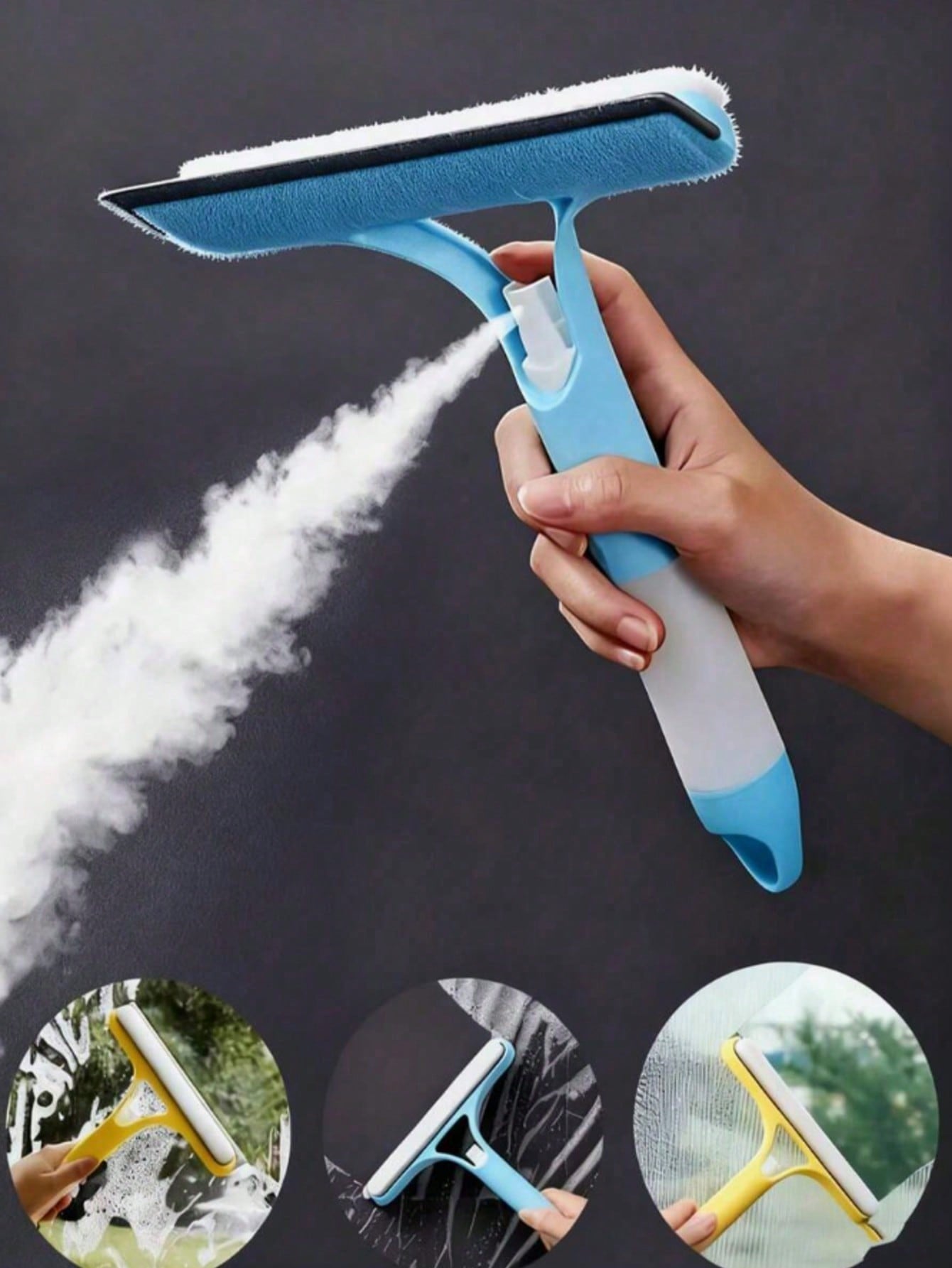 Glass Cleaner Streak - Многофункциональный стеклоочиститель 3 в 1 с