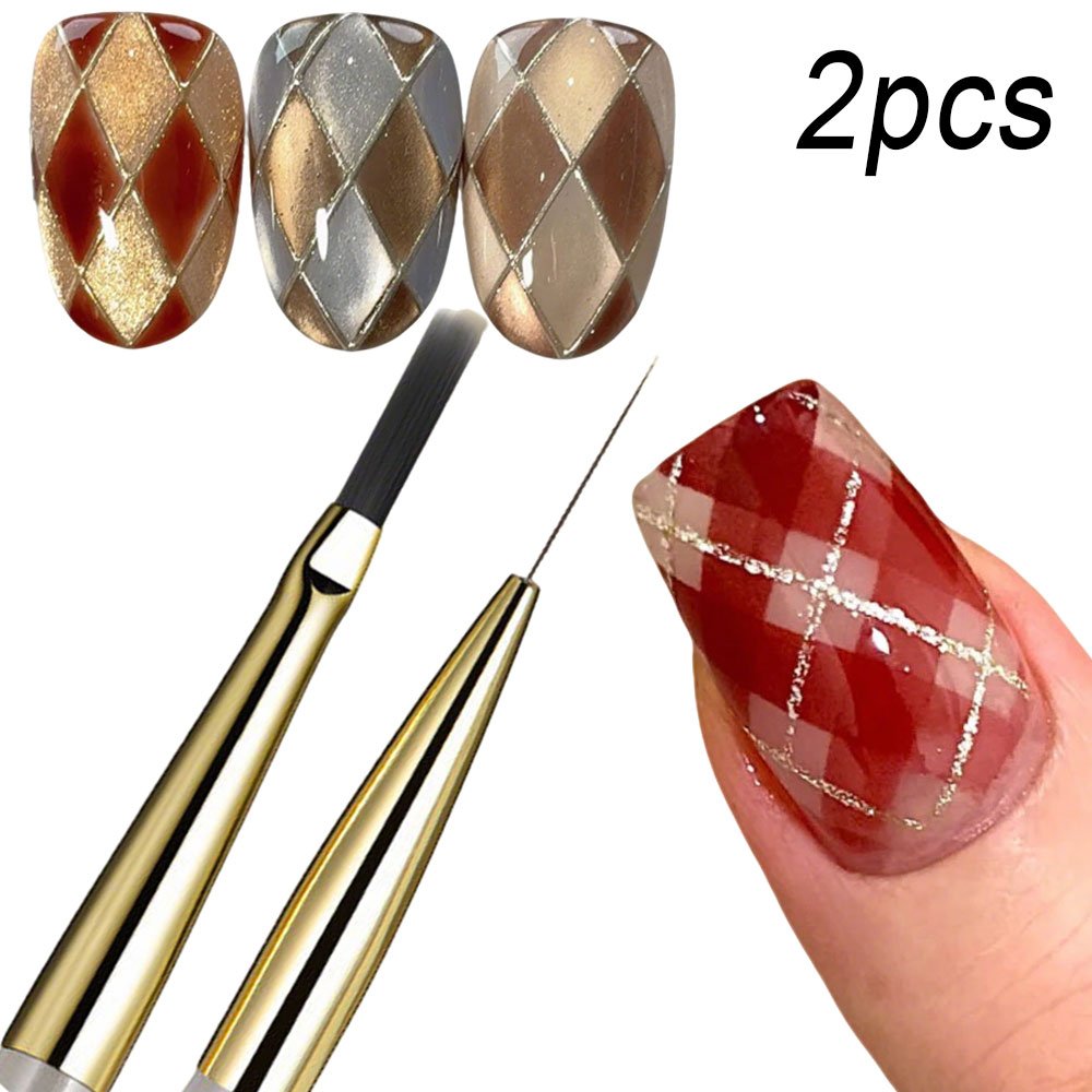 Detailing Brush Set - Набор кистей для френч-маникюра (1 шт.):