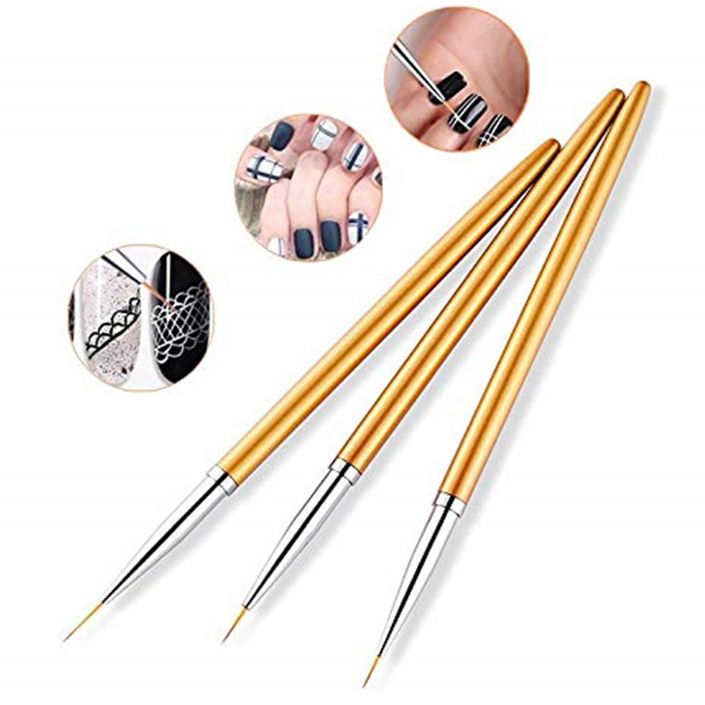 Набор из 3 золотых кистей для  – обзор и цена Detailing Brush Set