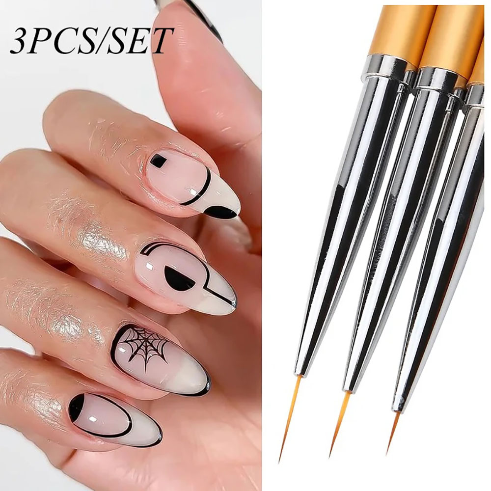 Набор из 3 золотых кистей для  – обзор и цена Detailing Brush Set