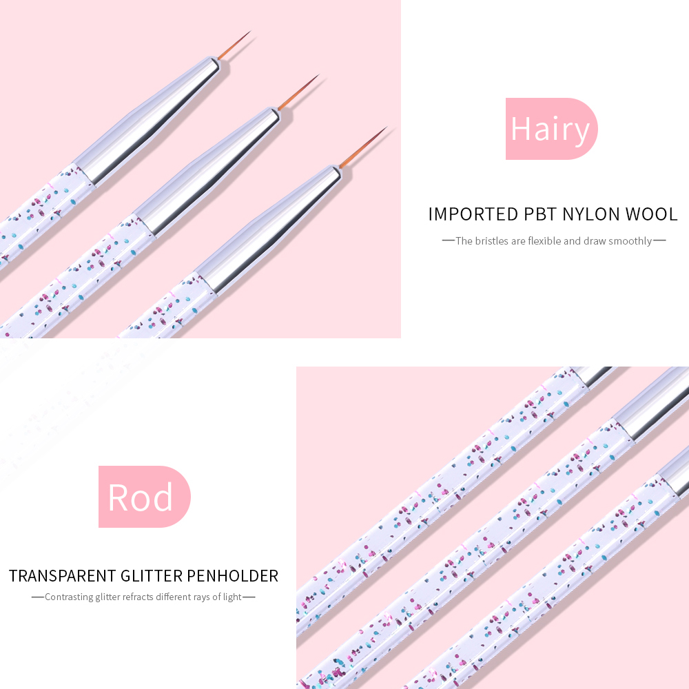 Набор ручек для дизайна ногтей – обзор и цена Detailing Brush Set